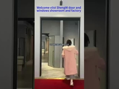 درب کشویی ویلا با شیشه دوگانه