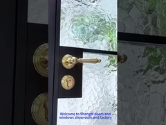 درب شیشه ای چوبی