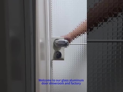 شیشه ای با درب اتاق آلومینیومی