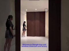 درب آلومینیومی چوبی با 3 کرکره