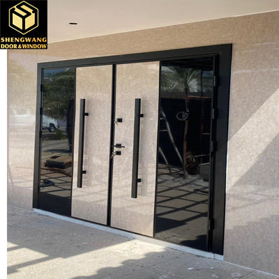 درب کشویی شیشه ای آلومینیومی سفید با گزینه های شیشه و طراحی سفارشی برای صرفه جویی در انرژی