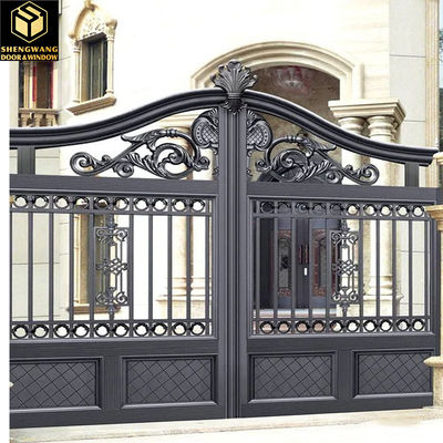 اندازه سفارشی هتل آویزان درب فولاد ضد زنگ انتقال گرما چاپ فلزی درب لوور