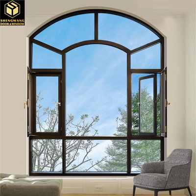 نظافت و ظاهر معاصر با درب های شیشه ای آلومینیومی برای خانه و ویلا